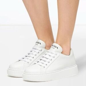 Prada Women's Classic White Sneakers